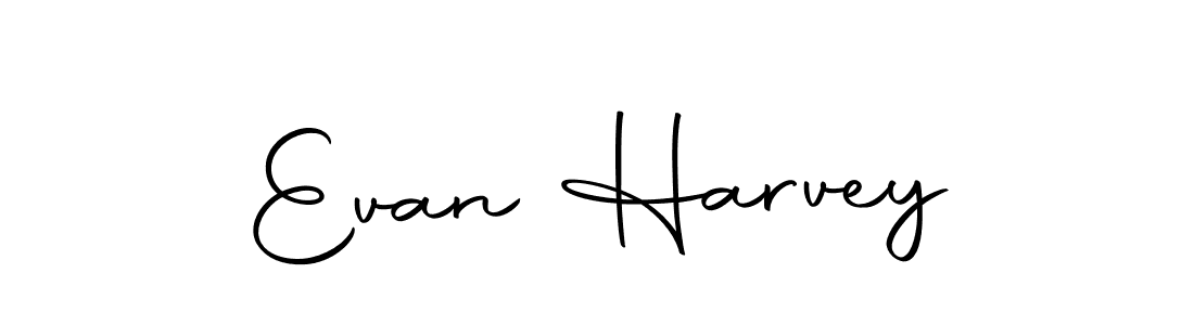 Use a signature maker to create a handwritten signature online. With this signature software, you can design (Autography-DOLnW) your own signature for name Evan Harvey. Evan Harvey signature style 10 images and pictures png