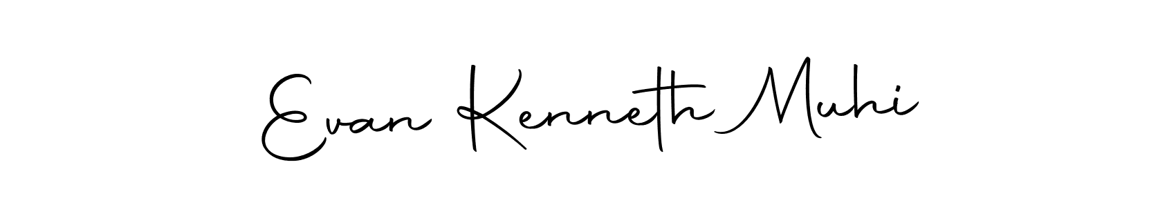 Make a beautiful signature design for name Evan Kenneth Muhi. With this signature (Autography-DOLnW) style, you can create a handwritten signature for free. Evan Kenneth Muhi signature style 10 images and pictures png