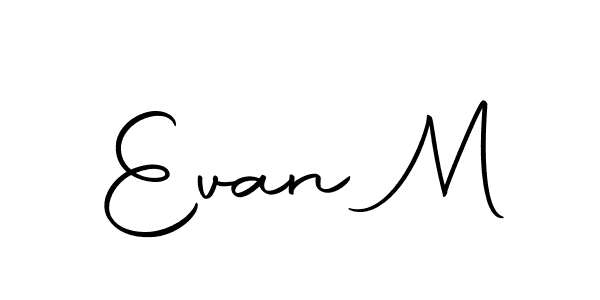 Similarly Autography-DOLnW is the best handwritten signature design. Signature creator online .You can use it as an online autograph creator for name Evan M. Evan M signature style 10 images and pictures png