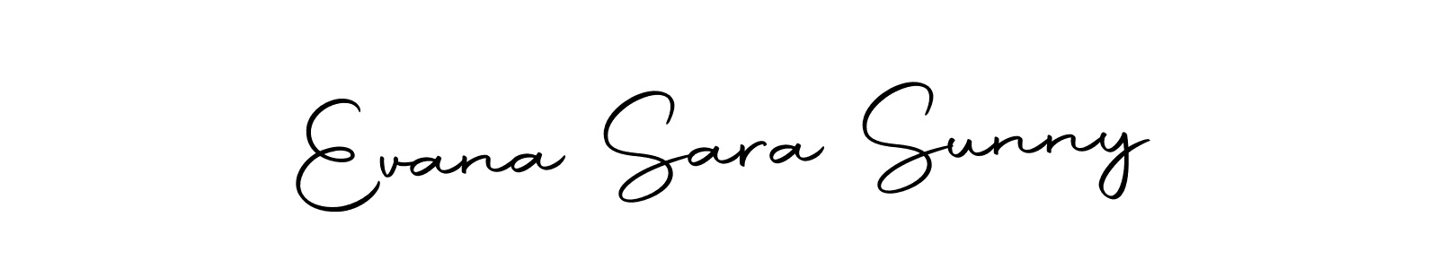 Best and Professional Signature Style for Evana Sara Sunny. Autography-DOLnW Best Signature Style Collection. Evana Sara Sunny signature style 10 images and pictures png