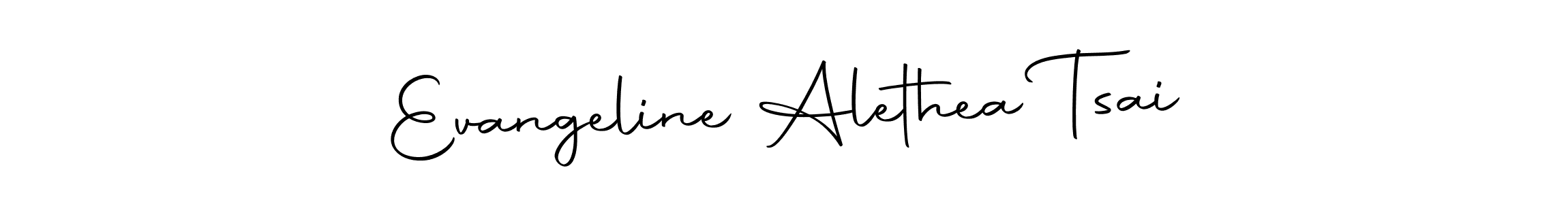 Create a beautiful signature design for name Evangeline Alethea Tsai. With this signature (Autography-DOLnW) fonts, you can make a handwritten signature for free. Evangeline Alethea Tsai signature style 10 images and pictures png