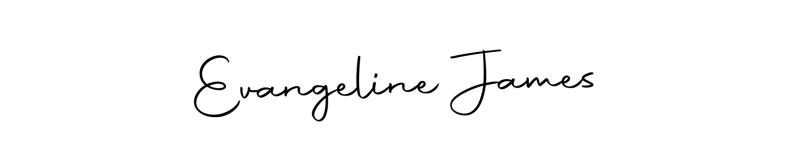 Make a short Evangeline James signature style. Manage your documents anywhere anytime using Autography-DOLnW. Create and add eSignatures, submit forms, share and send files easily. Evangeline James signature style 10 images and pictures png