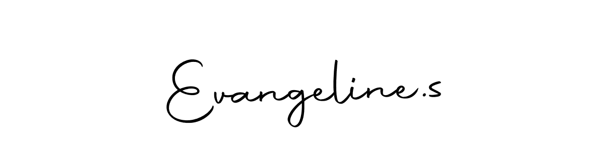 It looks lik you need a new signature style for name Evangeline.s. Design unique handwritten (Autography-DOLnW) signature with our free signature maker in just a few clicks. Evangeline.s signature style 10 images and pictures png