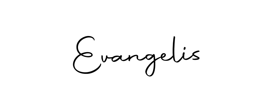 How to make Evangelis name signature. Use Autography-DOLnW style for creating short signs online. This is the latest handwritten sign. Evangelis signature style 10 images and pictures png
