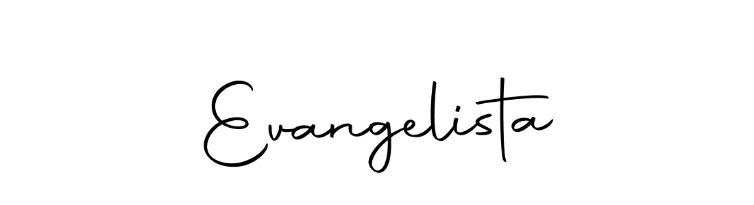 How to make Evangelista signature? Autography-DOLnW is a professional autograph style. Create handwritten signature for Evangelista name. Evangelista signature style 10 images and pictures png