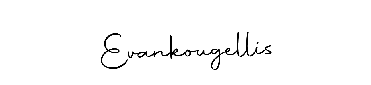 Make a beautiful signature design for name Evankougellis. With this signature (Autography-DOLnW) style, you can create a handwritten signature for free. Evankougellis signature style 10 images and pictures png