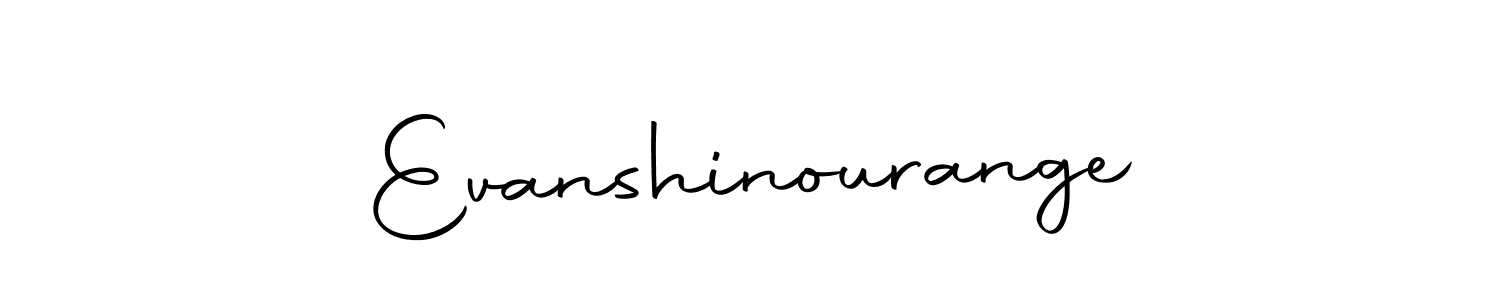 The best way (Autography-DOLnW) to make a short signature is to pick only two or three words in your name. The name Evanshinourange include a total of six letters. For converting this name. Evanshinourange signature style 10 images and pictures png