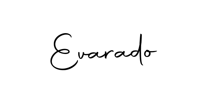 Make a beautiful signature design for name Evarado. With this signature (Autography-DOLnW) style, you can create a handwritten signature for free. Evarado signature style 10 images and pictures png