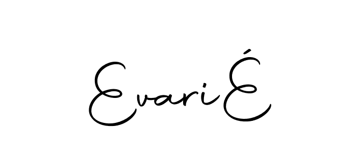 Here are the top 10 professional signature styles for the name EvariÉ. These are the best autograph styles you can use for your name. EvariÉ signature style 10 images and pictures png