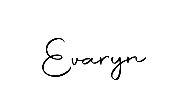 Create a beautiful signature design for name Evaryn. With this signature (Autography-DOLnW) fonts, you can make a handwritten signature for free. Evaryn signature style 10 images and pictures png