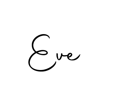 Design your own signature with our free online signature maker. With this signature software, you can create a handwritten (Autography-DOLnW) signature for name Eve . Eve  signature style 10 images and pictures png