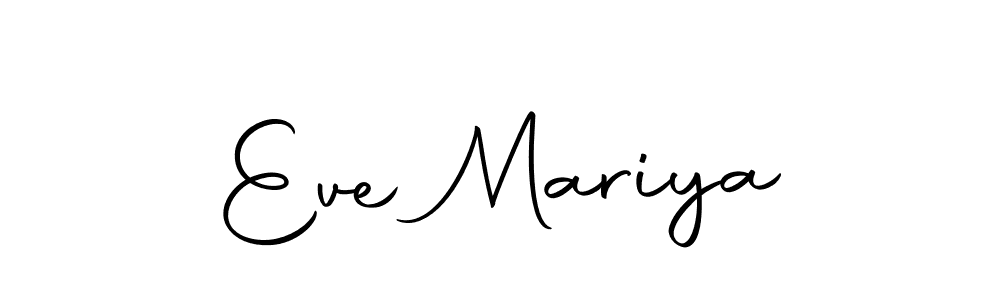 This is the best signature style for the Eve Mariya name. Also you like these signature font (Autography-DOLnW). Mix name signature. Eve Mariya signature style 10 images and pictures png