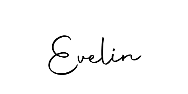 Create a beautiful signature design for name Evelin. With this signature (Autography-DOLnW) fonts, you can make a handwritten signature for free. Evelin signature style 10 images and pictures png