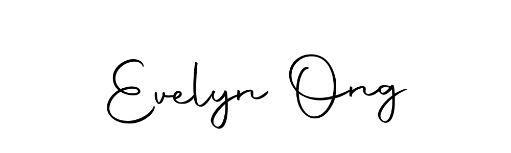 Make a beautiful signature design for name Evelyn Ong. Use this online signature maker to create a handwritten signature for free. Evelyn Ong signature style 10 images and pictures png