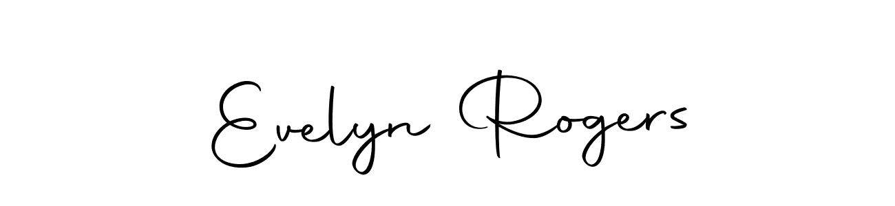 Create a beautiful signature design for name Evelyn Rogers. With this signature (Autography-DOLnW) fonts, you can make a handwritten signature for free. Evelyn Rogers signature style 10 images and pictures png