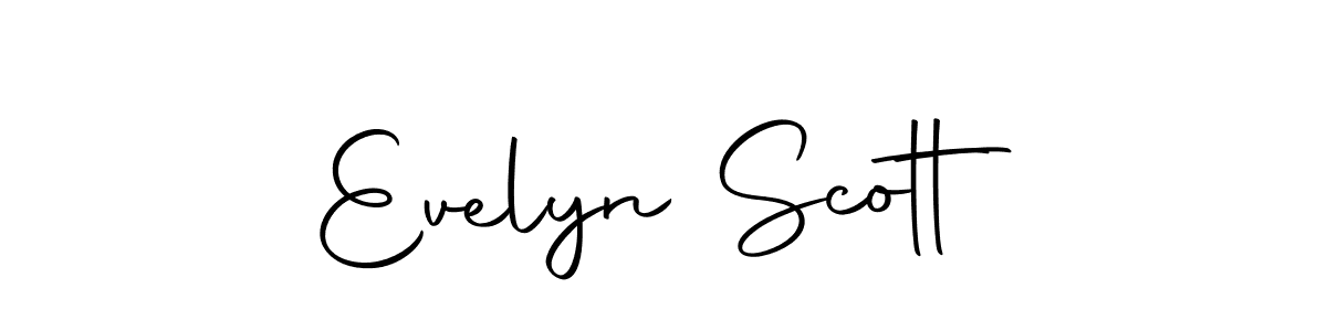 Design your own signature with our free online signature maker. With this signature software, you can create a handwritten (Autography-DOLnW) signature for name Evelyn Scott. Evelyn Scott signature style 10 images and pictures png