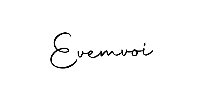 Design your own signature with our free online signature maker. With this signature software, you can create a handwritten (Autography-DOLnW) signature for name Evemvoi. Evemvoi signature style 10 images and pictures png