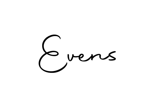 Also we have Evens name is the best signature style. Create professional handwritten signature collection using Autography-DOLnW autograph style. Evens signature style 10 images and pictures png