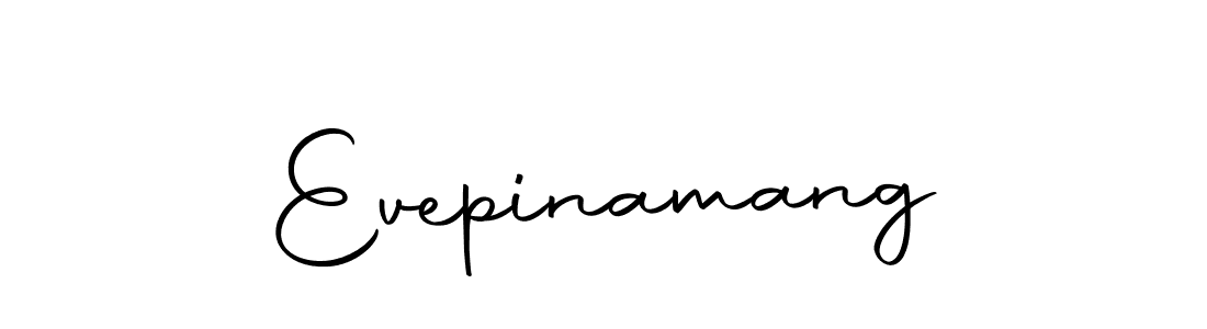 Design your own signature with our free online signature maker. With this signature software, you can create a handwritten (Autography-DOLnW) signature for name Evepinamang. Evepinamang signature style 10 images and pictures png