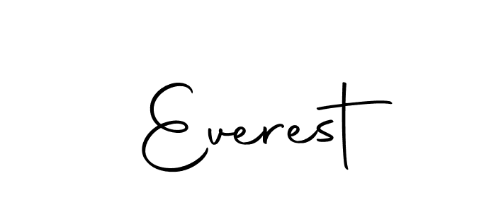Create a beautiful signature design for name Everest. With this signature (Autography-DOLnW) fonts, you can make a handwritten signature for free. Everest signature style 10 images and pictures png