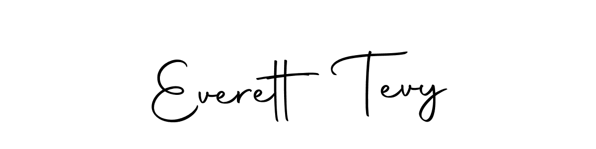 How to make Everett Tevy name signature. Use Autography-DOLnW style for creating short signs online. This is the latest handwritten sign. Everett Tevy signature style 10 images and pictures png