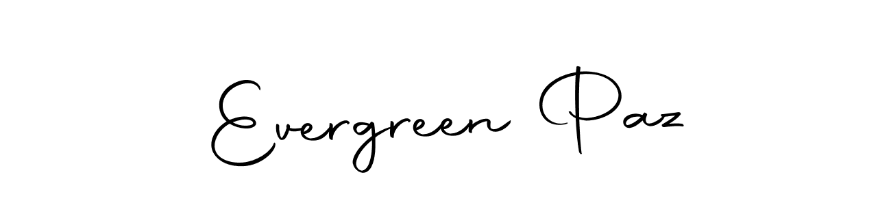 Make a beautiful signature design for name Evergreen Paz. Use this online signature maker to create a handwritten signature for free. Evergreen Paz signature style 10 images and pictures png