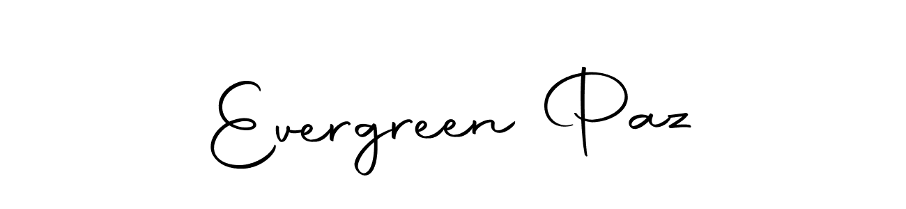 This is the best signature style for the Evergreen Paz name. Also you like these signature font (Autography-DOLnW). Mix name signature. Evergreen Paz signature style 10 images and pictures png