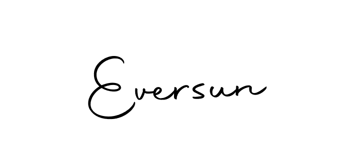 Also we have Eversun name is the best signature style. Create professional handwritten signature collection using Autography-DOLnW autograph style. Eversun signature style 10 images and pictures png