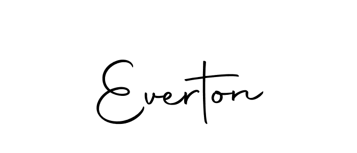 Design your own signature with our free online signature maker. With this signature software, you can create a handwritten (Autography-DOLnW) signature for name Everton. Everton signature style 10 images and pictures png