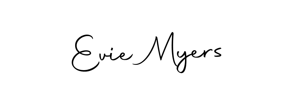 Make a beautiful signature design for name Evie Myers. Use this online signature maker to create a handwritten signature for free. Evie Myers signature style 10 images and pictures png