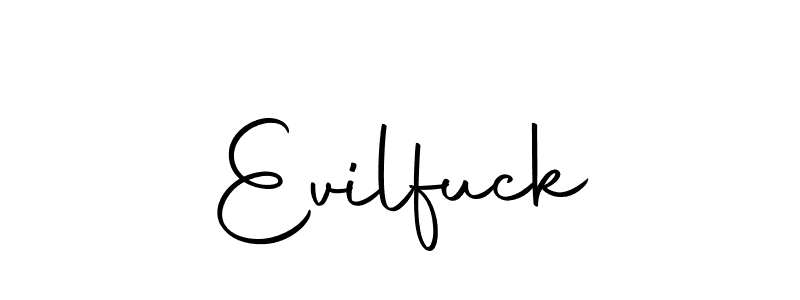 How to Draw Evilfuck signature style? Autography-DOLnW is a latest design signature styles for name Evilfuck. Evilfuck signature style 10 images and pictures png