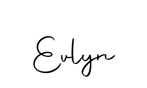 Create a beautiful signature design for name Evlyn. With this signature (Autography-DOLnW) fonts, you can make a handwritten signature for free. Evlyn signature style 10 images and pictures png