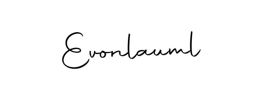 Autography-DOLnW is a professional signature style that is perfect for those who want to add a touch of class to their signature. It is also a great choice for those who want to make their signature more unique. Get Evonlauml name to fancy signature for free. Evonlauml signature style 10 images and pictures png