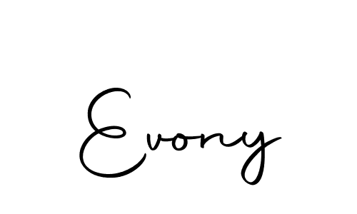 Also we have Evony name is the best signature style. Create professional handwritten signature collection using Autography-DOLnW autograph style. Evony signature style 10 images and pictures png