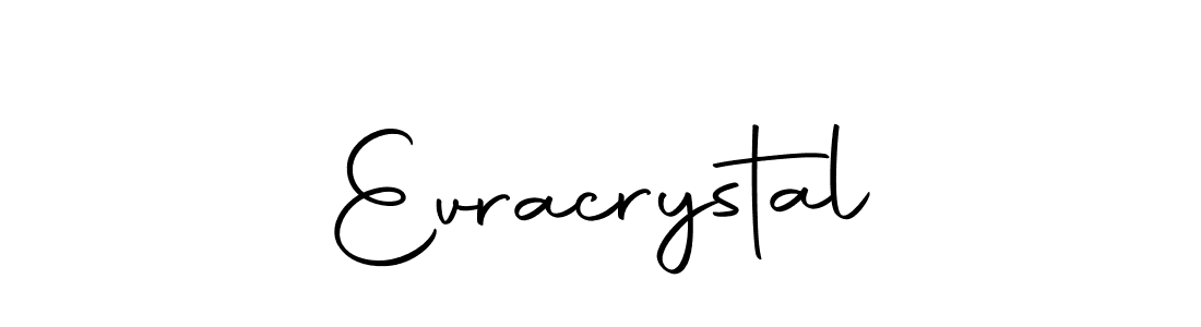 How to make Evracrystal signature? Autography-DOLnW is a professional autograph style. Create handwritten signature for Evracrystal name. Evracrystal signature style 10 images and pictures png