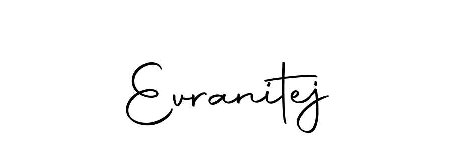 Make a beautiful signature design for name Evranitej. Use this online signature maker to create a handwritten signature for free. Evranitej signature style 10 images and pictures png