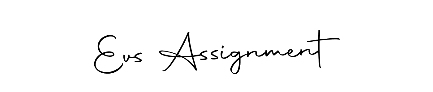 You should practise on your own different ways (Autography-DOLnW) to write your name (Evs Assignment) in signature. don't let someone else do it for you. Evs Assignment signature style 10 images and pictures png