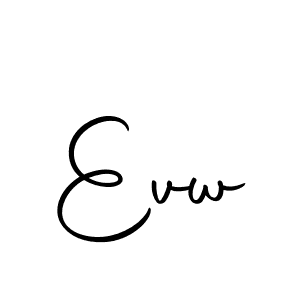 How to make Evw name signature. Use Autography-DOLnW style for creating short signs online. This is the latest handwritten sign. Evw signature style 10 images and pictures png