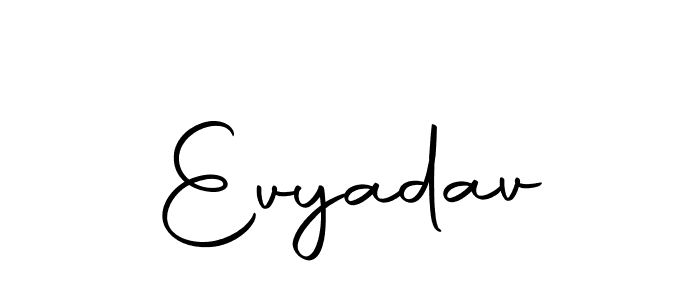 Make a beautiful signature design for name Evyadav. Use this online signature maker to create a handwritten signature for free. Evyadav signature style 10 images and pictures png