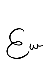 Make a beautiful signature design for name Ew. Use this online signature maker to create a handwritten signature for free. Ew signature style 10 images and pictures png