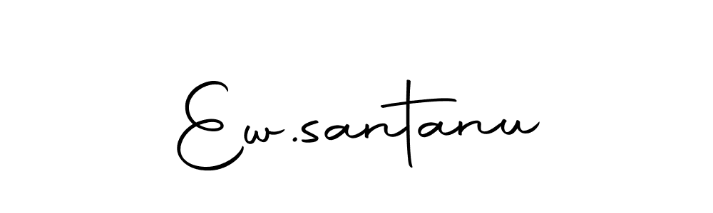 This is the best signature style for the Ew.santanu name. Also you like these signature font (Autography-DOLnW). Mix name signature. Ew.santanu signature style 10 images and pictures png