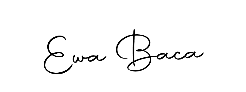 Ewa Baca stylish signature style. Best Handwritten Sign (Autography-DOLnW) for my name. Handwritten Signature Collection Ideas for my name Ewa Baca. Ewa Baca signature style 10 images and pictures png