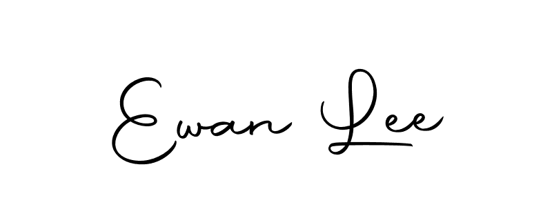 Use a signature maker to create a handwritten signature online. With this signature software, you can design (Autography-DOLnW) your own signature for name Ewan Lee. Ewan Lee signature style 10 images and pictures png