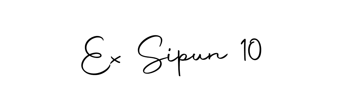 Also we have Ex Sipun 10 name is the best signature style. Create professional handwritten signature collection using Autography-DOLnW autograph style. Ex Sipun 10 signature style 10 images and pictures png