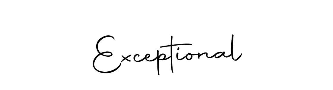 You should practise on your own different ways (Autography-DOLnW) to write your name (Exceptional) in signature. don't let someone else do it for you. Exceptional signature style 10 images and pictures png