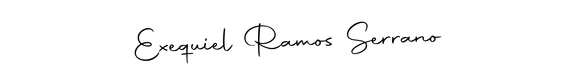 Make a beautiful signature design for name Exequiel Ramos Serrano. Use this online signature maker to create a handwritten signature for free. Exequiel Ramos Serrano signature style 10 images and pictures png