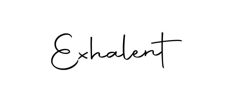 Design your own signature with our free online signature maker. With this signature software, you can create a handwritten (Autography-DOLnW) signature for name Exhalent. Exhalent signature style 10 images and pictures png