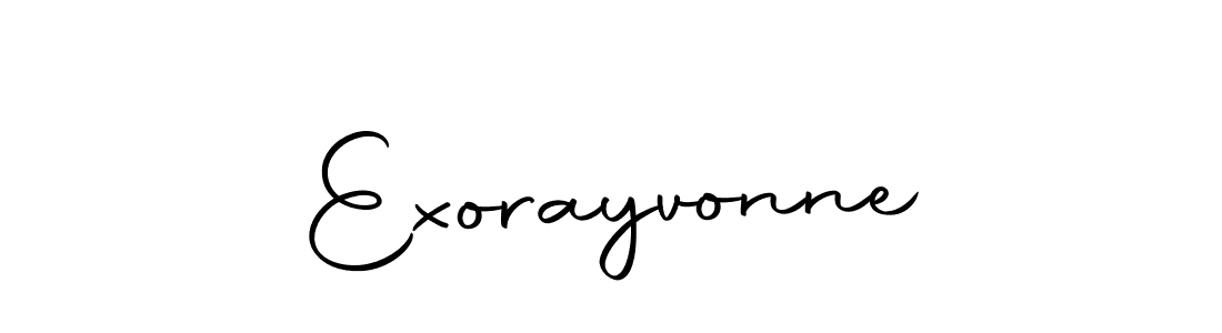 Autography-DOLnW is a professional signature style that is perfect for those who want to add a touch of class to their signature. It is also a great choice for those who want to make their signature more unique. Get Exorayvonne name to fancy signature for free. Exorayvonne signature style 10 images and pictures png