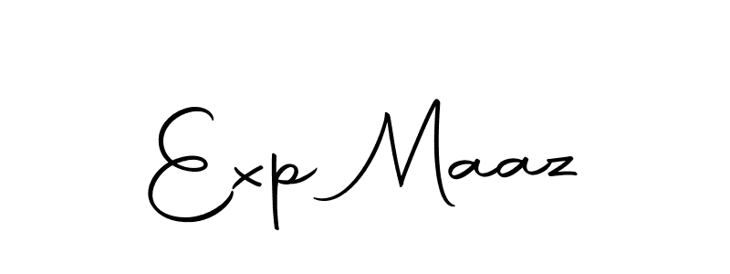 You should practise on your own different ways (Autography-DOLnW) to write your name (Exp Maaz) in signature. don't let someone else do it for you. Exp Maaz signature style 10 images and pictures png
