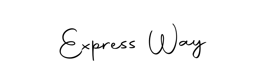 if you are searching for the best signature style for your name Express Way. so please give up your signature search. here we have designed multiple signature styles  using Autography-DOLnW. Express Way signature style 10 images and pictures png